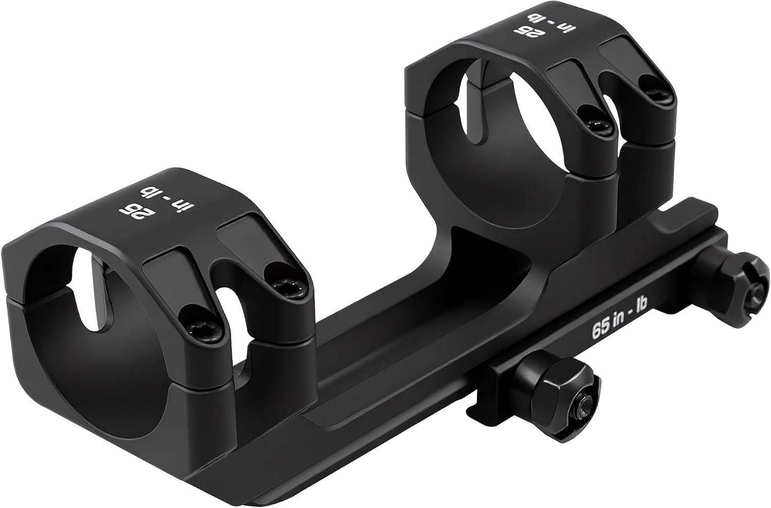 Precision Rifle Scope Mounts - 6061-T6 Aluminum Picatinny Cantilever Scope Mounts 1.42 inch Center High(1inch/30mm/34mm)