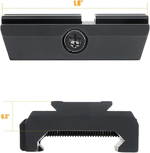 Aimora Optics Picatinny Riser Mount Adapter for Red Dot Sights - Aerospace Aluminum