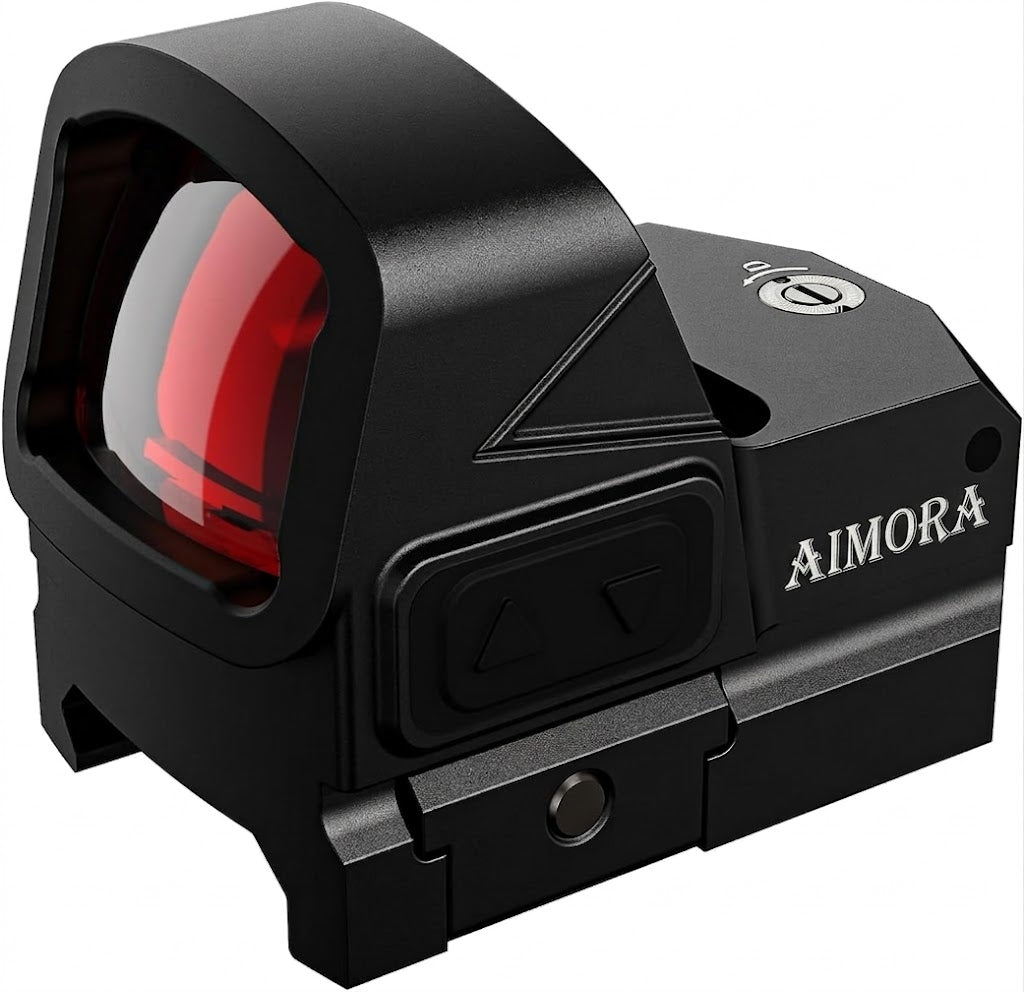 Parallax-Free Red Dot Sight for Pistol with Shake Awake, 3 MOA Durable Reflex Sights Handgun Sight, 10 Brightness Settings, Shockproof Waterproof, Picatinny Mount Included