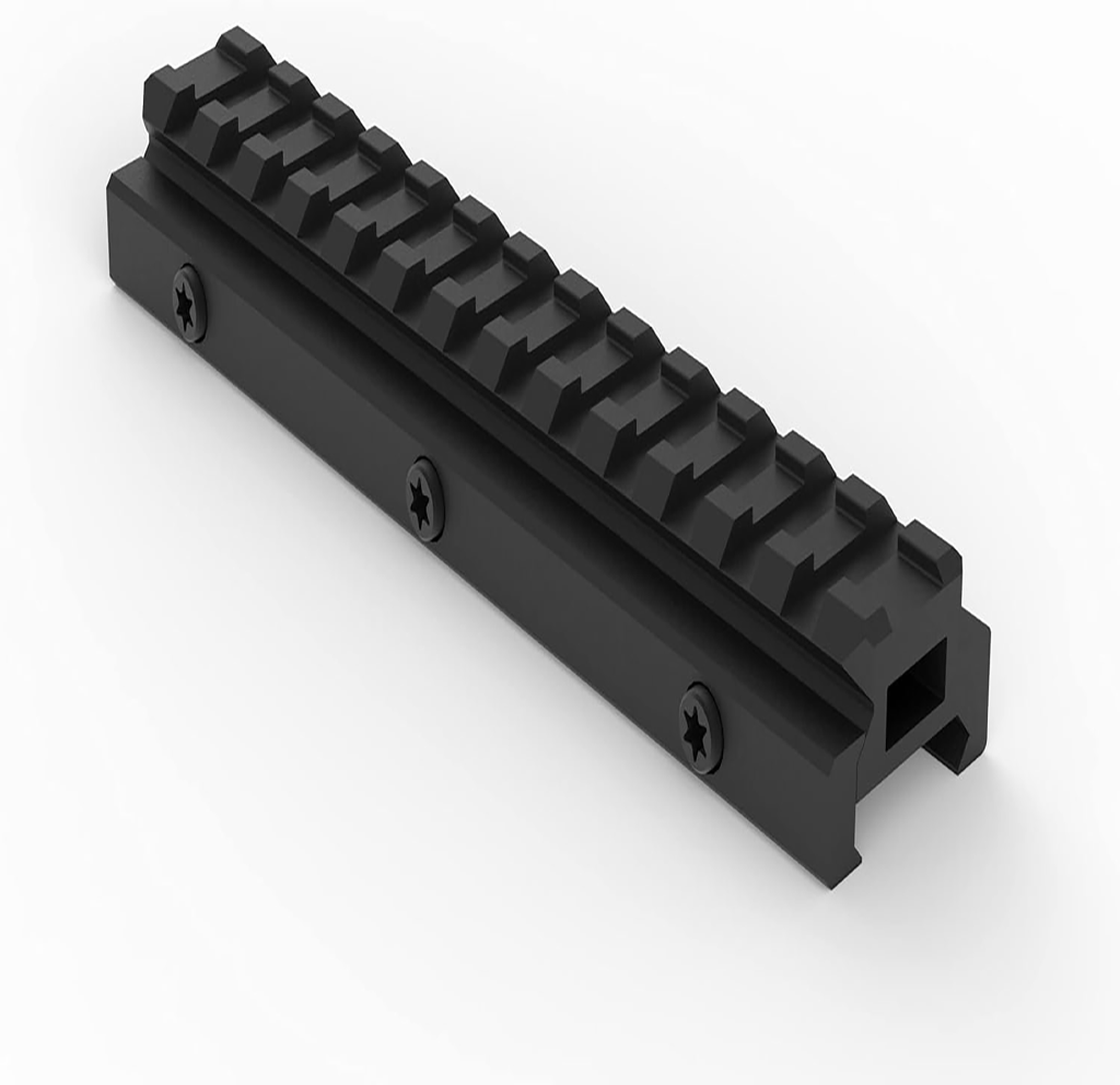 Lockdown V3 Picatinny Riser Mount with Recoil Stop Base | 5.5 inch Length | 0 or 20 MOA