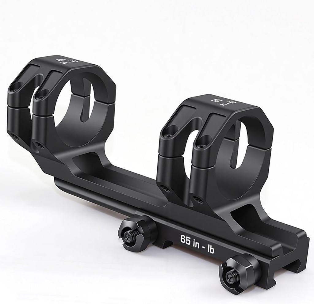 Precision Rifle Scope Mounts - 6061-T6 Aluminum Picatinny Cantilever Scope Mounts 1.42 inch Center High(1inch/30mm/34mm)
